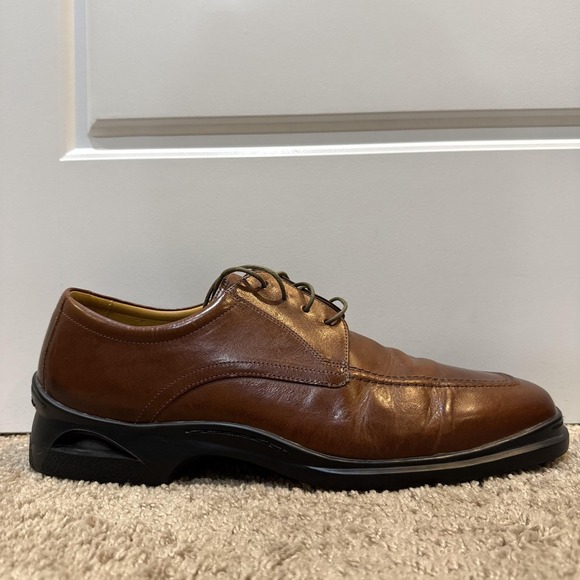 Cole Haan Air Shoes Mens Size 13 Brown Leather Lace Up Dress Oxford Comfort